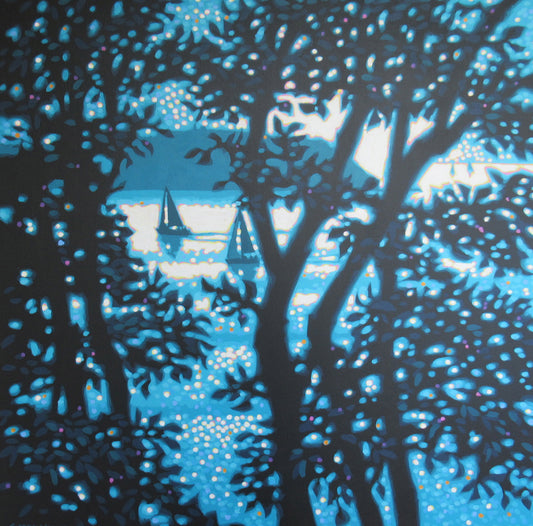 SA012. Through the trees - original painting