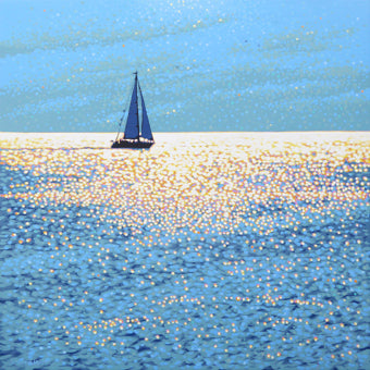 SLP003. Sailing the sparkling sea - large paper print