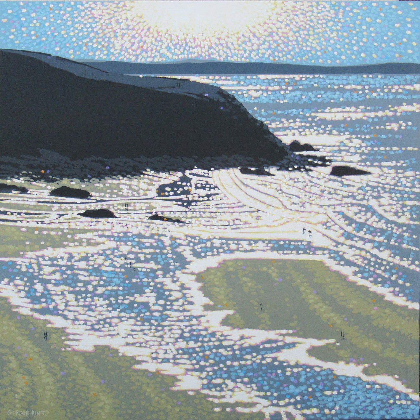 SA004. Beach sunshine sparkles - Original painting